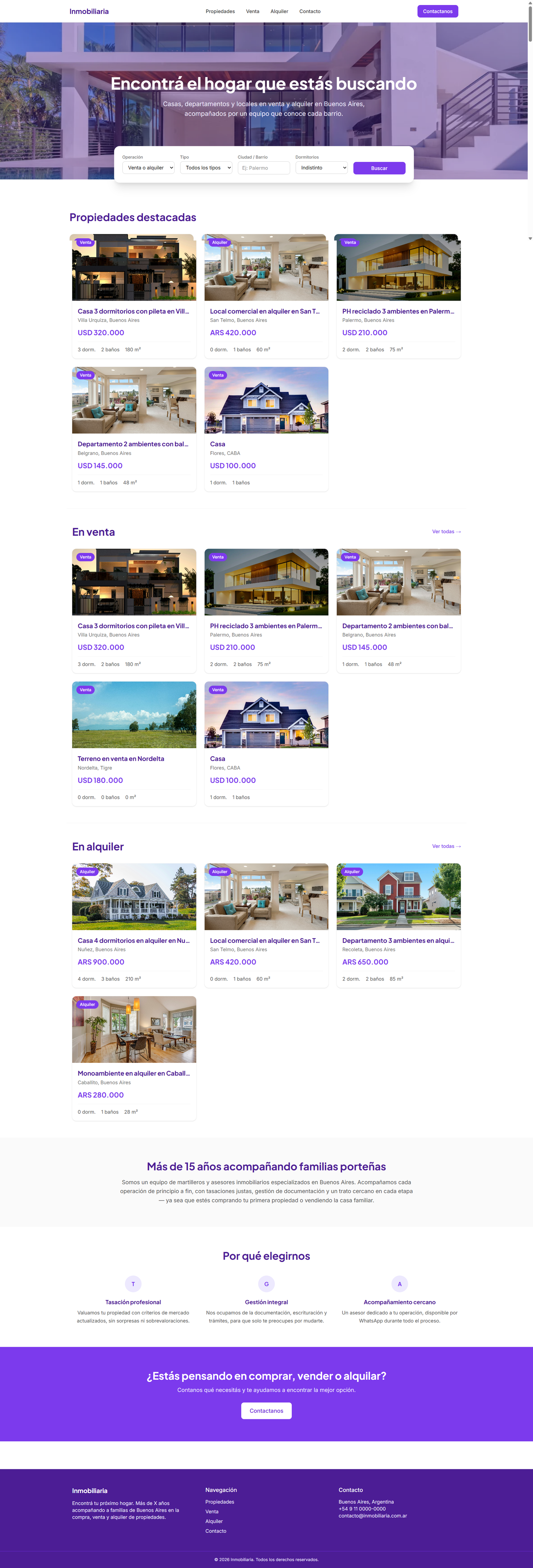 Demo Inmobiliaria